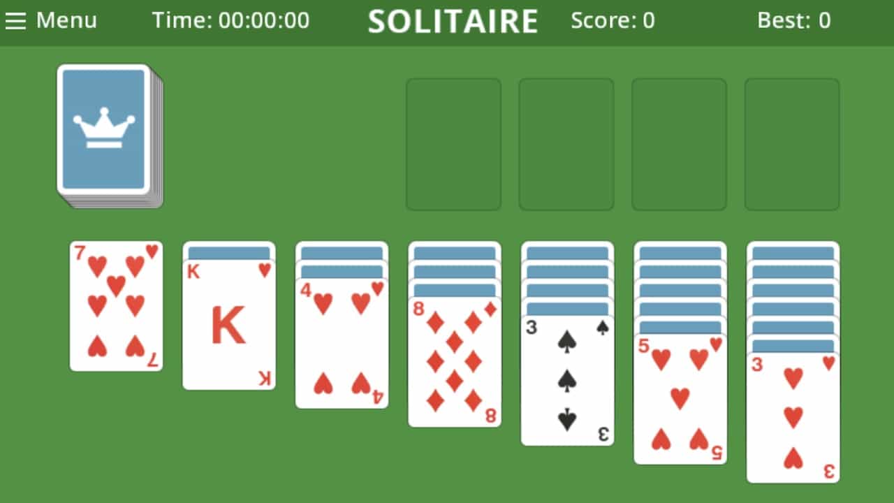 Online Games - Play Klondike Solitaire online